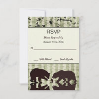 Rustic Woodland Bears Fishing, Birch Trees Wedding