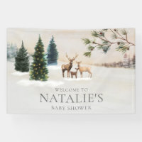 Rustic Woodland Deer Baby Shower