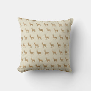 Rustic Woodland Deer Pillow