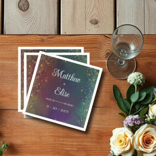 Rustic Woodland Enchanted Forest Wedding Napkin