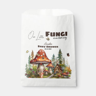 Rustic Woodland Forest Mushroom Baby Shower Fall Favour Bag