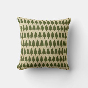 Rustic Woodland Pine Tree Pillows