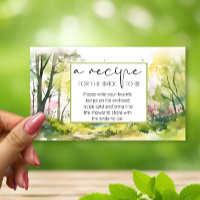 Rustic Woodland Spring Recipe for the bride