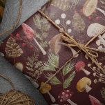 Rustic Woodland Watercolor Woodsy Mushroom Forest  Tissue Paper<br><div class="desc">Embrace the whimsy of the season with our enchanting watercolor woodland woodsy mushroom green Christmas tissue paper! It's the perfect way to wrap your gifts with a little artistic magic this holiday season. Our whimsical and charming design is bursting with our hand-painted watercolor mushrooms, winter greenery, and berries. Spread joy...</div>