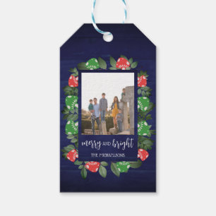 Rustic Woodland Whimsical Mushrooms Christmas Gift Tags