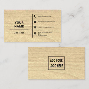 Rustic Woodworker Construction Carpentry Handyman Business Card