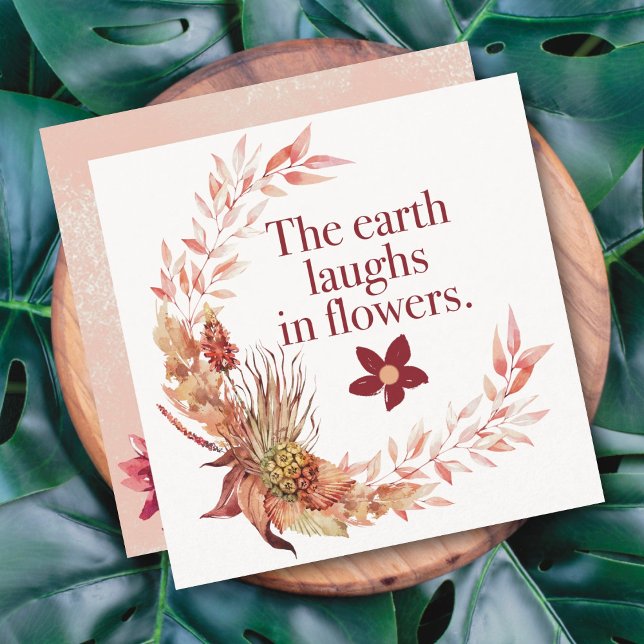 Rustic Wreath  Floral Card (Creator Uploaded)