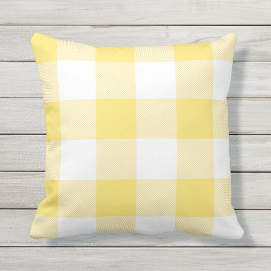 outdoor buffalo plaid pillows