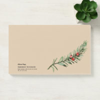 Rustic Yew tree branch