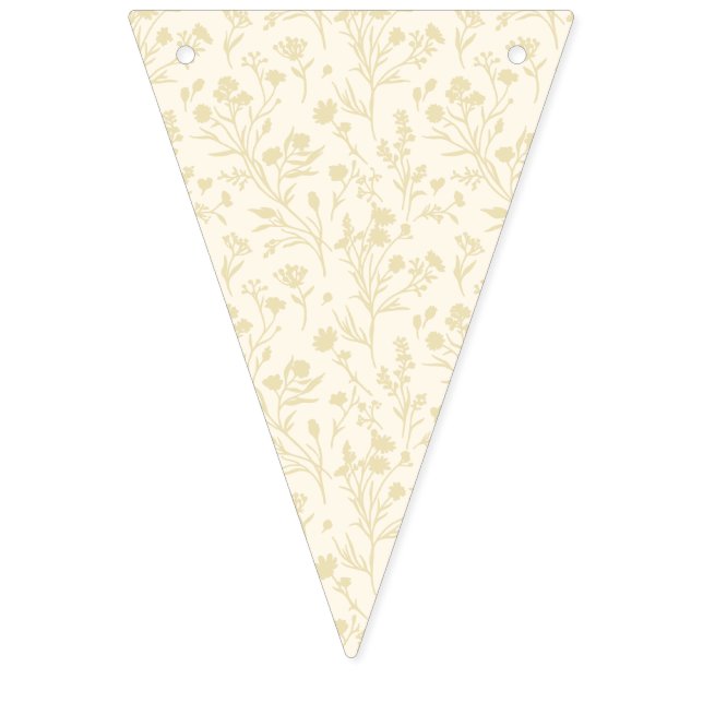 Rustling Blooms Golden Wheat - Neutral Bunting (First Flag)