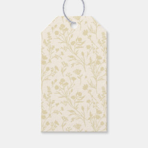 Rustling Blooms Golden Wheat - Neutral Gift Tags