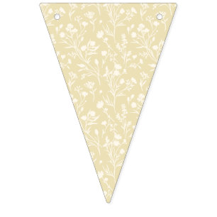 Rustling Blooms Neutral - Golden Wheat Bunting
