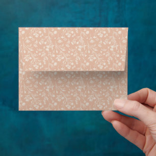 Rustling Blooms Neutral - Warm Apricot Envelope