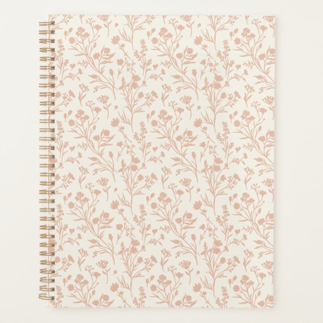 Rustling Blooms Warm Apricot - Neutral Planner (Front)