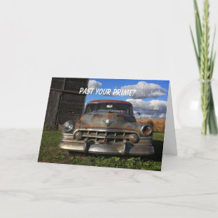 Rusty 1950 Cadillac Card