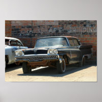 Rusty 1959 Classic Two-Door Car