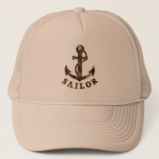 Rusty Anchor Trucker Hat (Front)