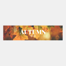 Rusty Autumn Leaves LinkedIn Background