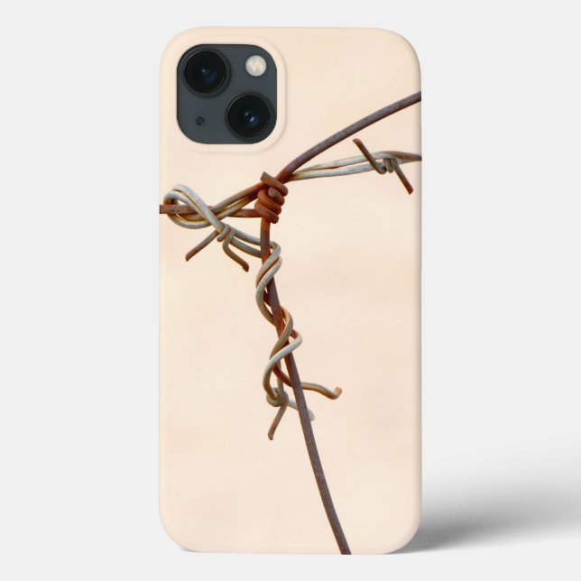 Rusty Barbed Wire Knot Case-Mate iPhone Case (Back)