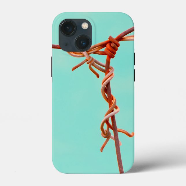 Rusty Barbed Wire Knot Case-Mate iPhone Case (Back)