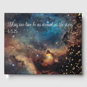 Rusty Blue Cloud Nebula Guest Book