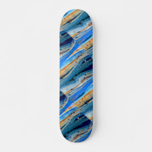 rusty blue driftwood boards Thunder_Cove Skateboard