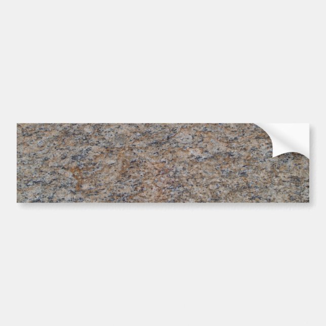 Rusty Brown Marble Background Bumper Sticker (Front)