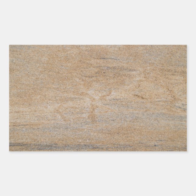 Rusty Brown Marble Rectangle Sticker (Front)