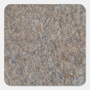 Rusty Brown Marble Square Sticker