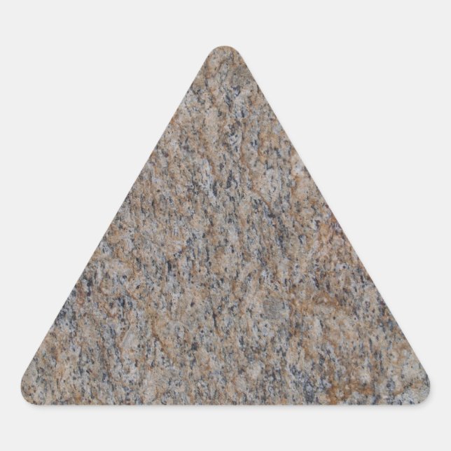 Rusty Brown Marble Triangle Sticker (Front)