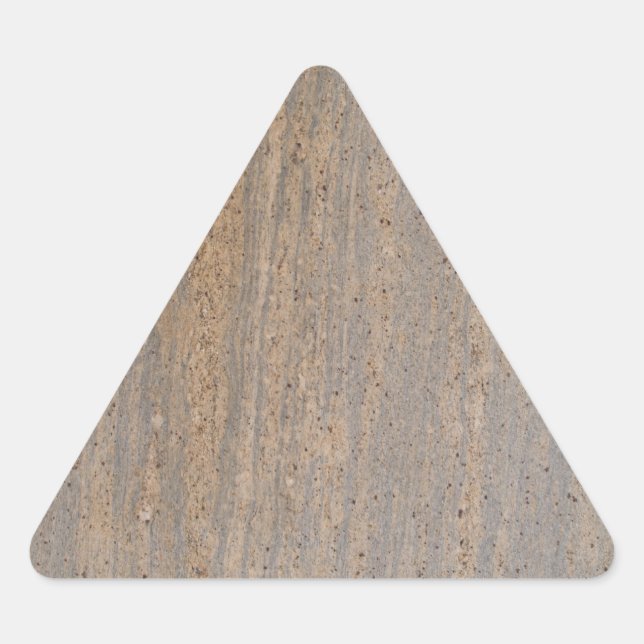 Rusty Brown Marble Triangle Sticker (Front)