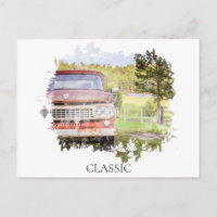 *~* Rusty Classic Vintage Antique Painting TRUCK