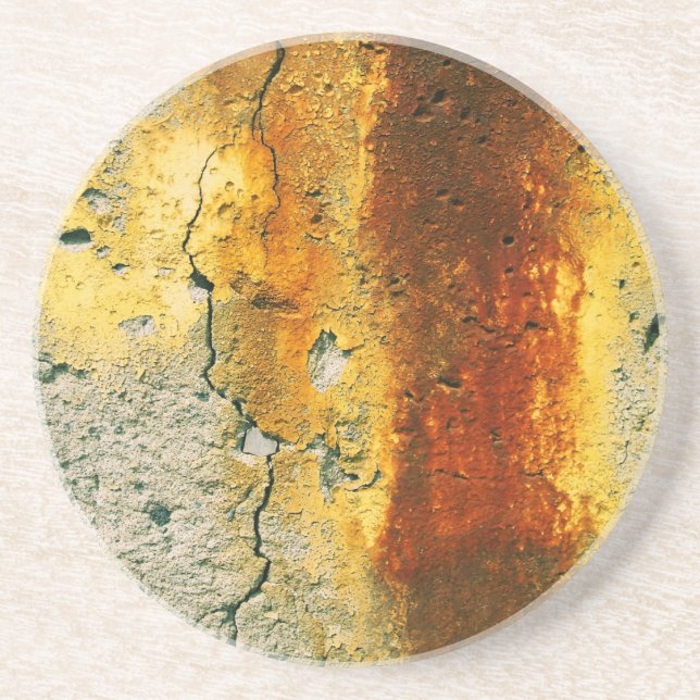 Rusty Concrete Urban Grunge Coaster (Front)