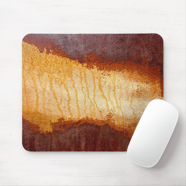 Rusty Corrosion Abstract Design Mouse Pad (With Mouse)