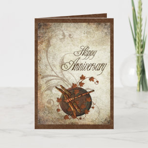Rusty Dragonfly Anniversary Card