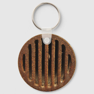 Rusty Drain Key Ring