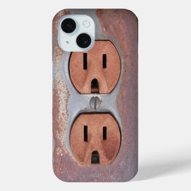 Rusty Electrical Outlet Case-Mate iPhone Case (Back)
