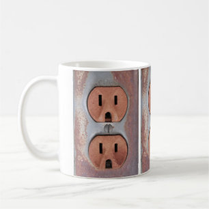 Rusty Electrical Outlets Coffee Mug