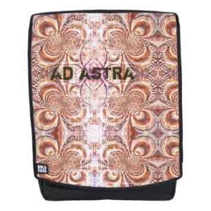 Rusty Fractal Ad Astra Science Fiction Backpack