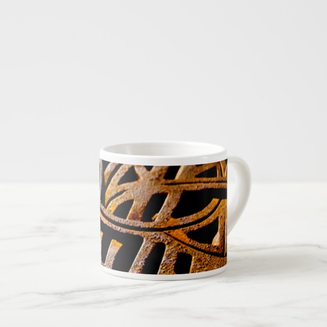 Rusty Grate Espresso Cup (Front Right)