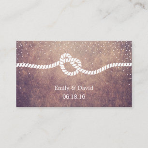 Rusty Grunge Tying the Knot Wedding Website Insert