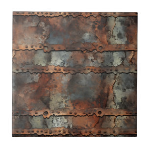 Rusty Iron Ceramic Tile