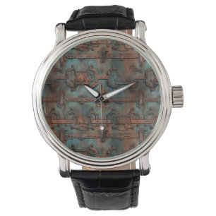 Rusty Iron Wall Clock Watch