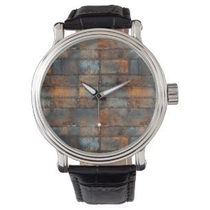 Rusty Iron Wall Clock Watch