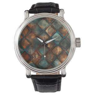 Rusty Iron Wall Clock Watch
