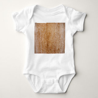 Rusty iron wall, texture detail. baby bodysuit