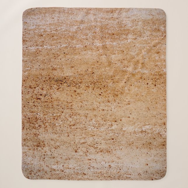 Rusty iron wall, texture detail. sherpa blanket (Front)