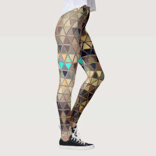 Rusty Jester Robot triangle pattern Leggings