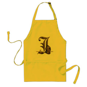 Rusty Knights Initial J Standard Apron