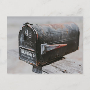 Rusty Mailbox Postcard
